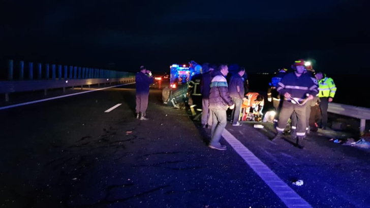 Accident cumplit pe Autostrada Soarelui. 3 victime
